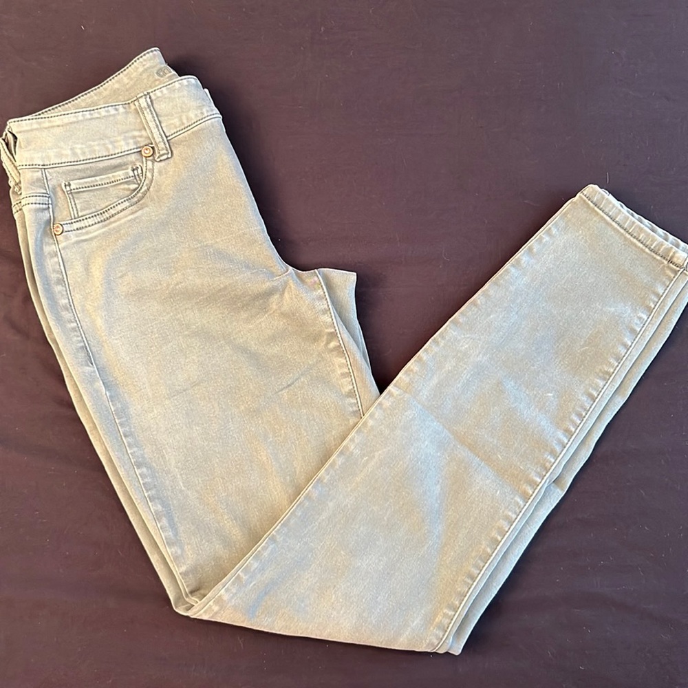 Army green jeans